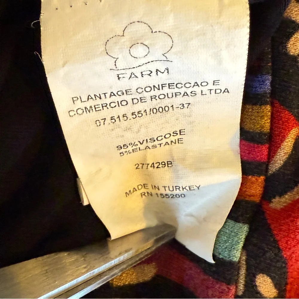 Farm Rio Danette Slim Midi Skirt Women’s Size Large - Picture 11 of 15